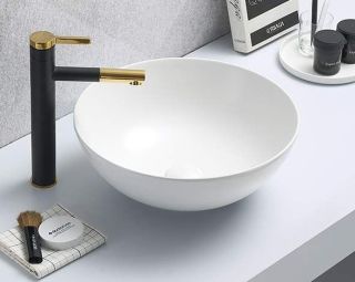 Раковина чаша Velvex 104MW, белый